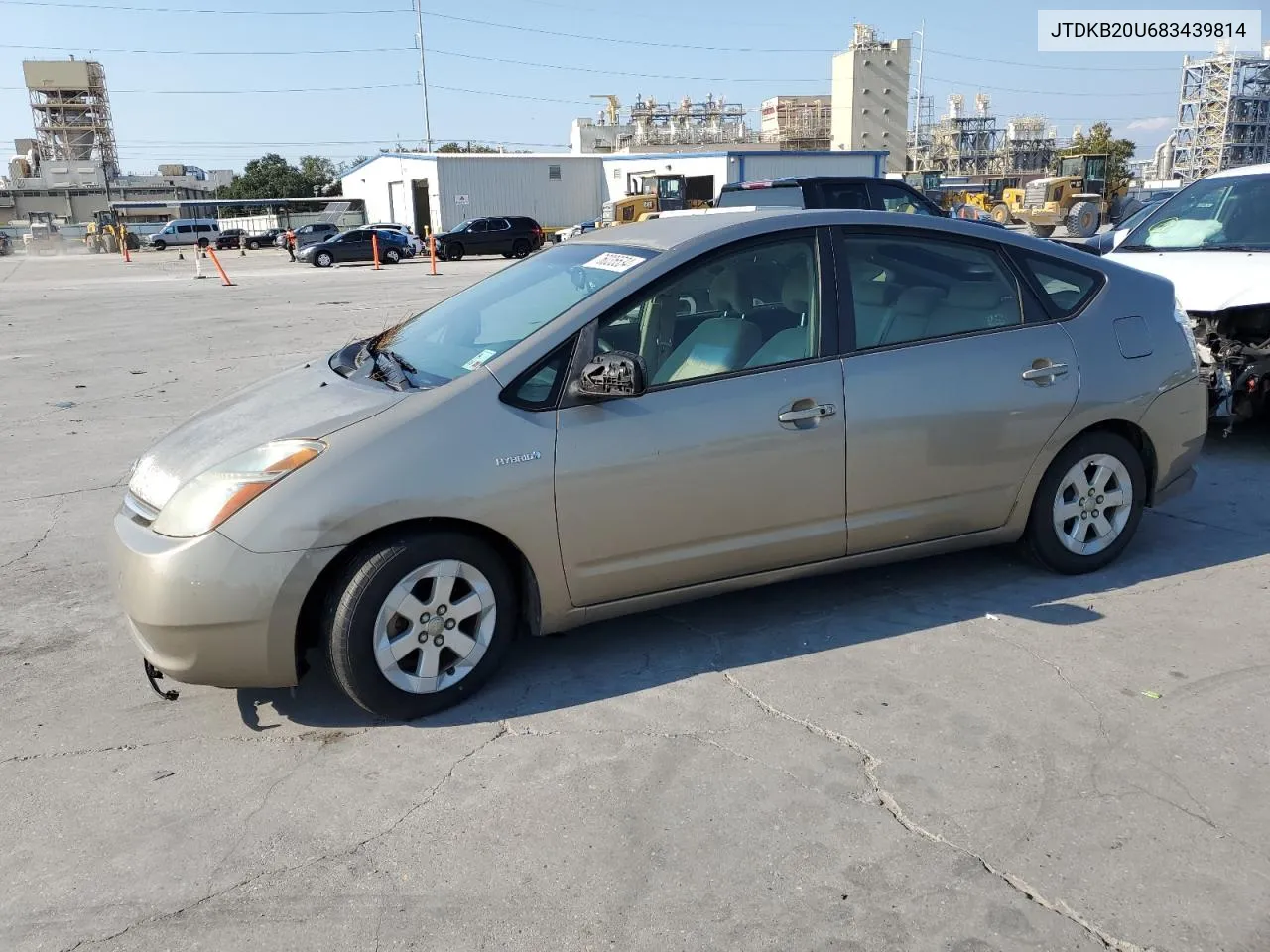 2008 Toyota Prius VIN: JTDKB20U683439814 Lot: 76035534