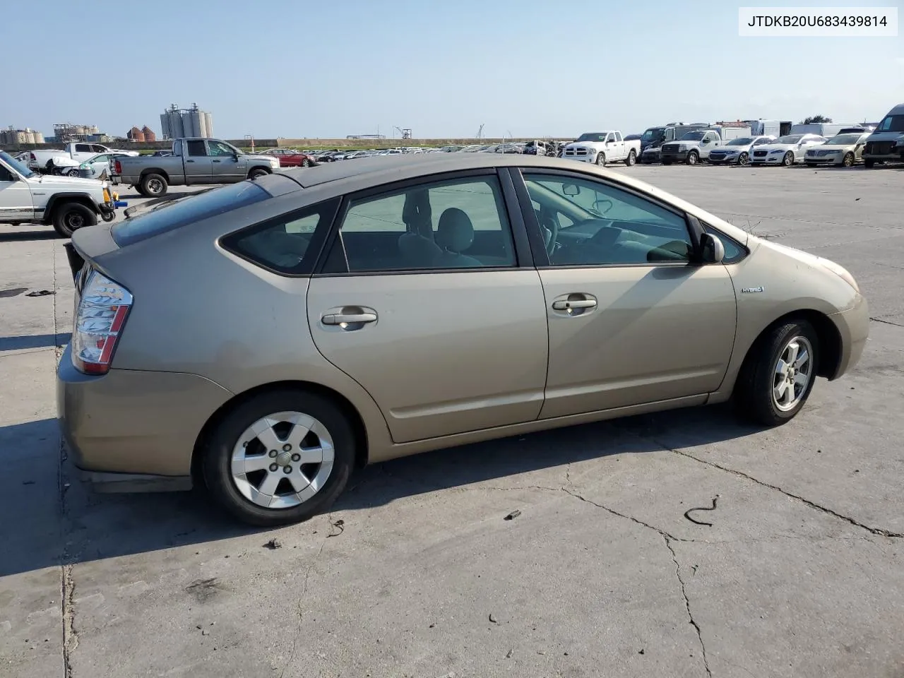 2008 Toyota Prius VIN: JTDKB20U683439814 Lot: 76035534