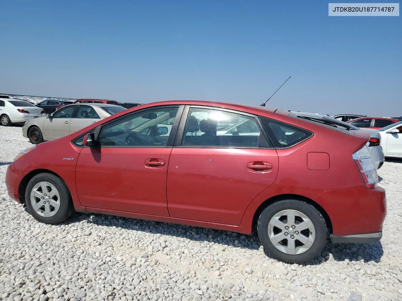 2008 Toyota Prius VIN: JTDKB20U187714787 Lot: 76050964