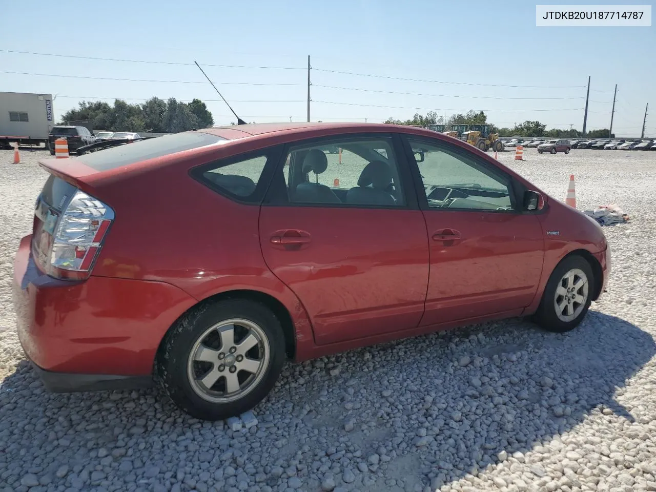 2008 Toyota Prius VIN: JTDKB20U187714787 Lot: 76050964