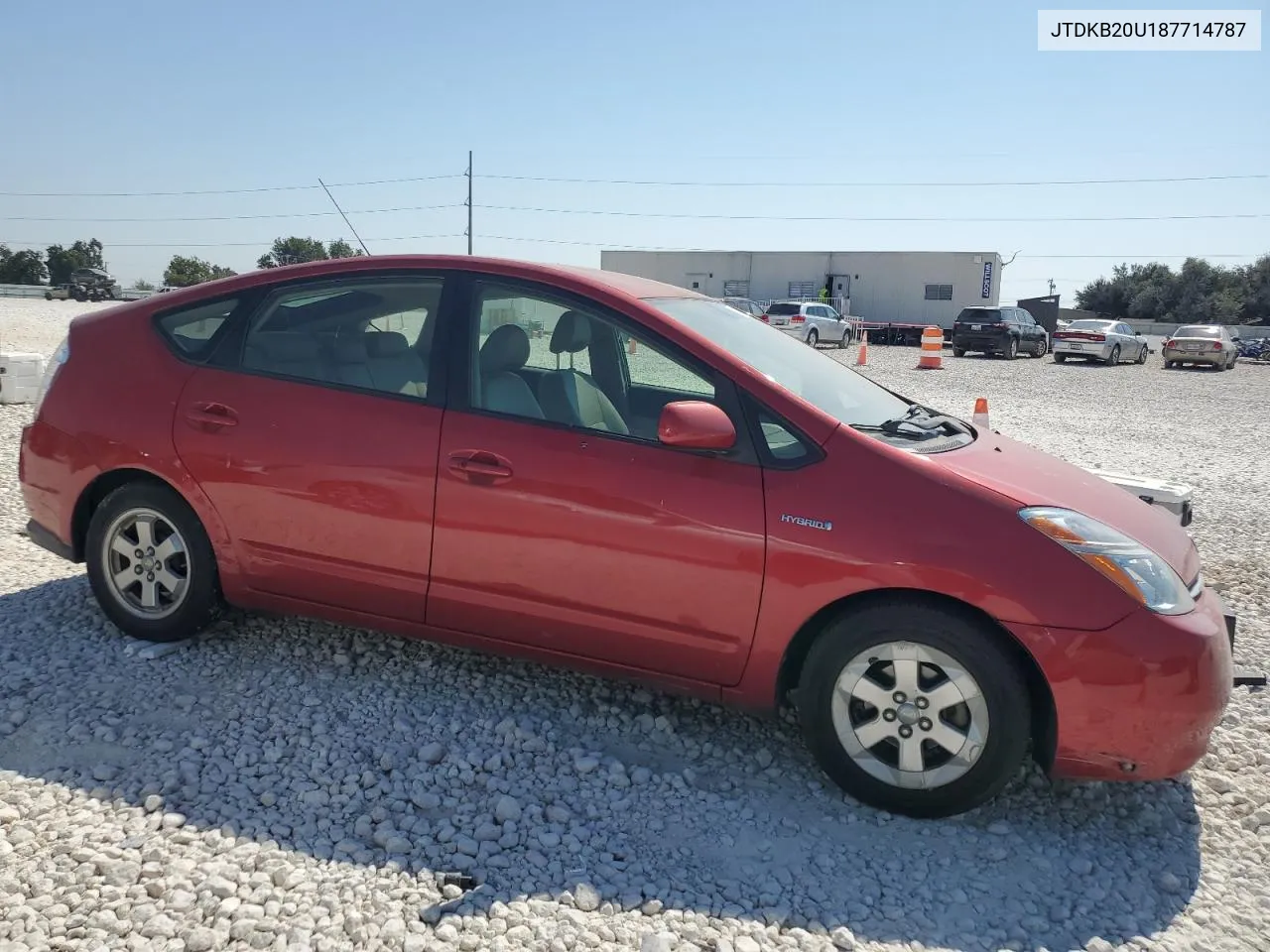 2008 Toyota Prius VIN: JTDKB20U187714787 Lot: 76050964