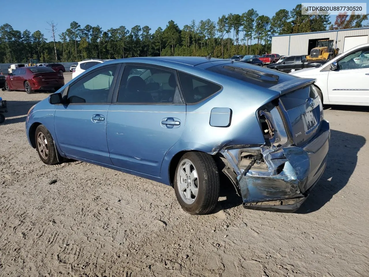 2008 Toyota Prius VIN: JTDKB20U887730520 Lot: 76115944