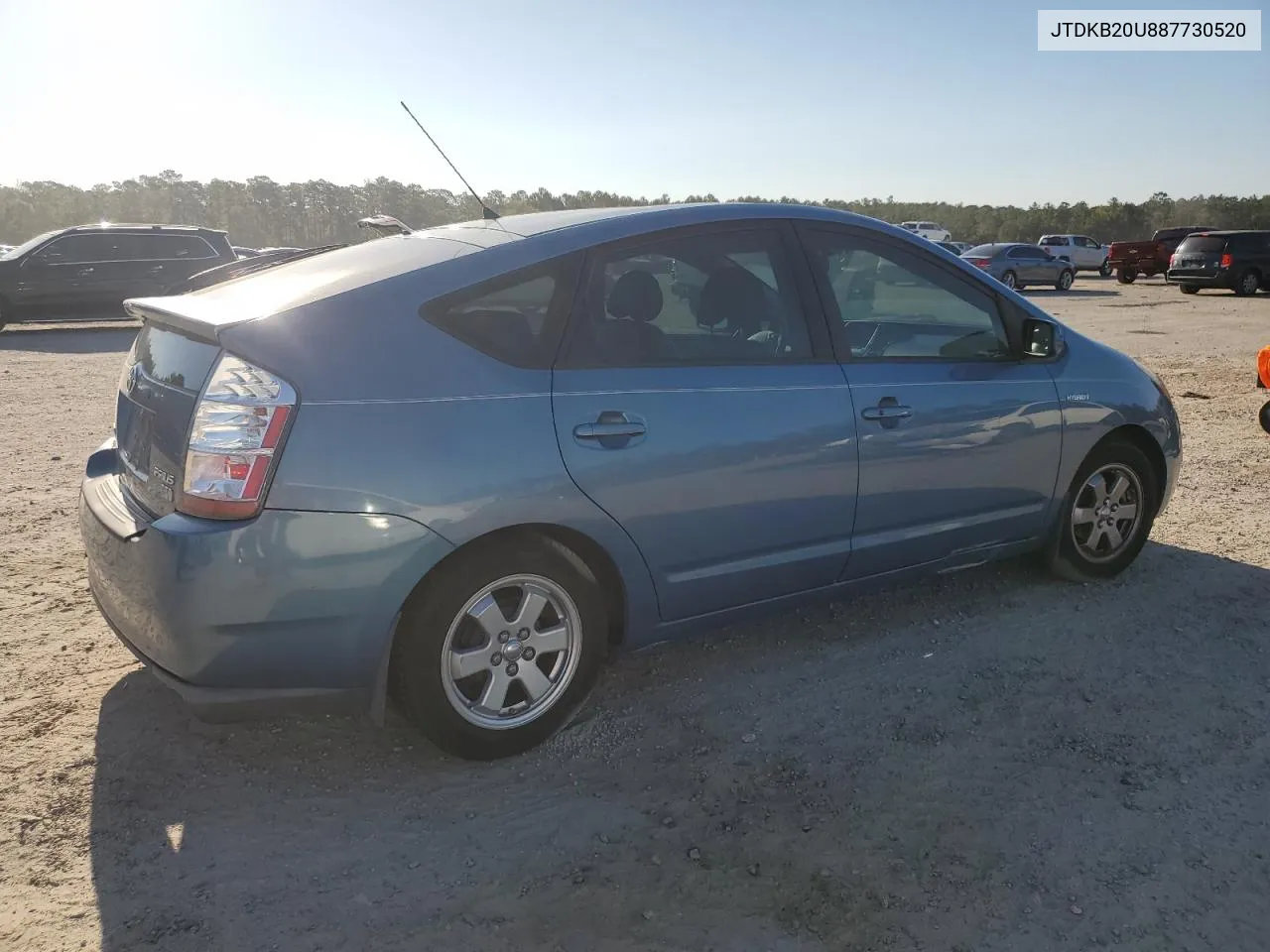 2008 Toyota Prius VIN: JTDKB20U887730520 Lot: 76115944