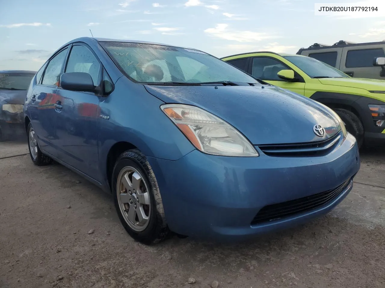 2008 Toyota Prius VIN: JTDKB20U187792194 Lot: 76130674