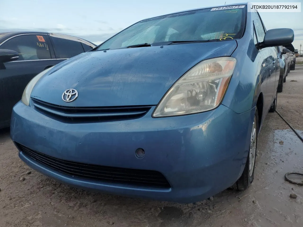 2008 Toyota Prius VIN: JTDKB20U187792194 Lot: 76130674