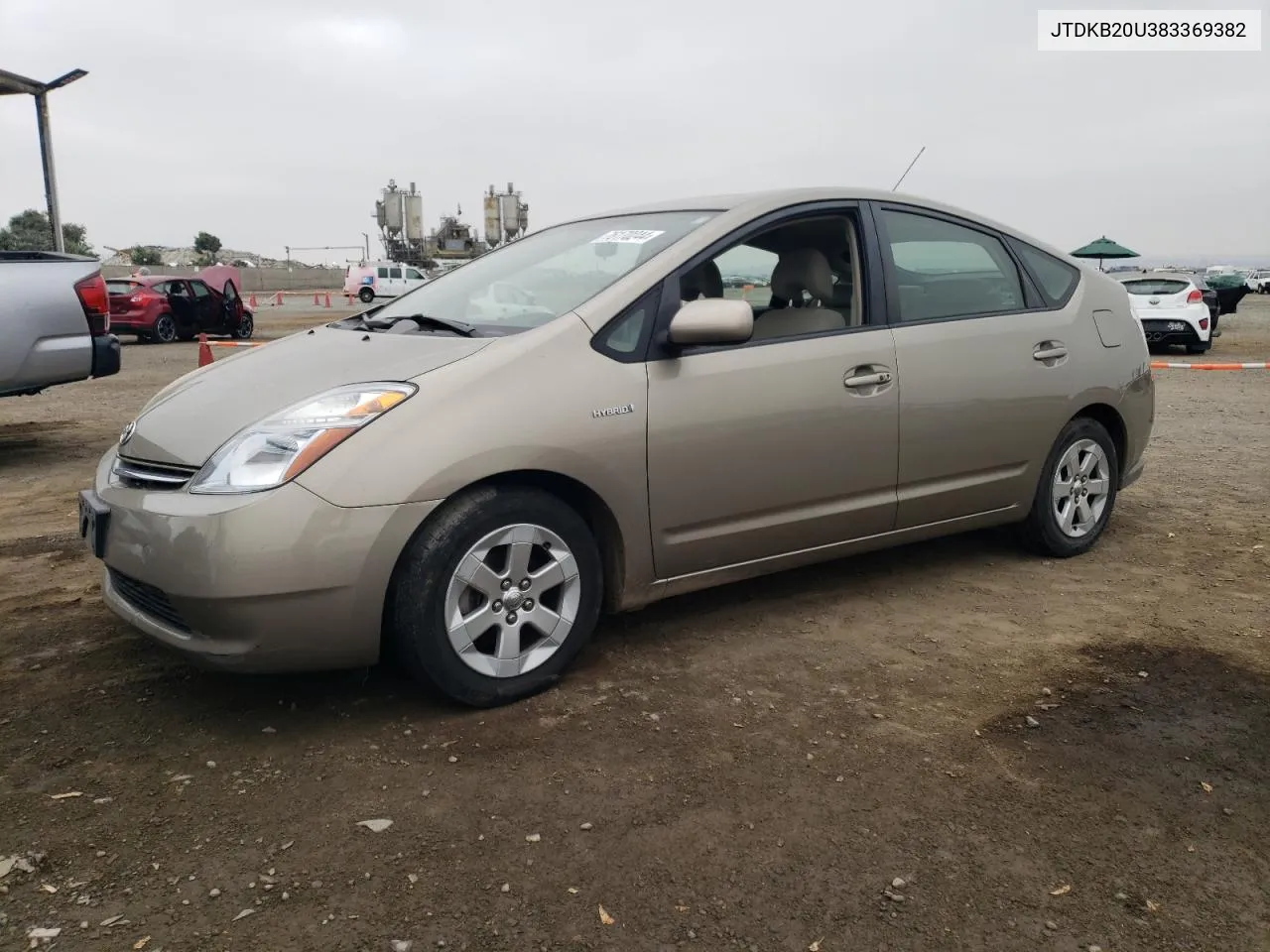 2008 Toyota Prius VIN: JTDKB20U383369382 Lot: 76170244