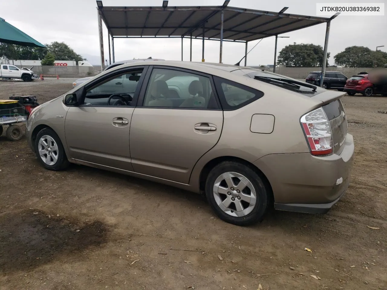 2008 Toyota Prius VIN: JTDKB20U383369382 Lot: 76170244