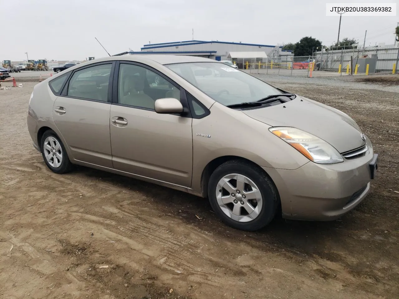 2008 Toyota Prius VIN: JTDKB20U383369382 Lot: 76170244