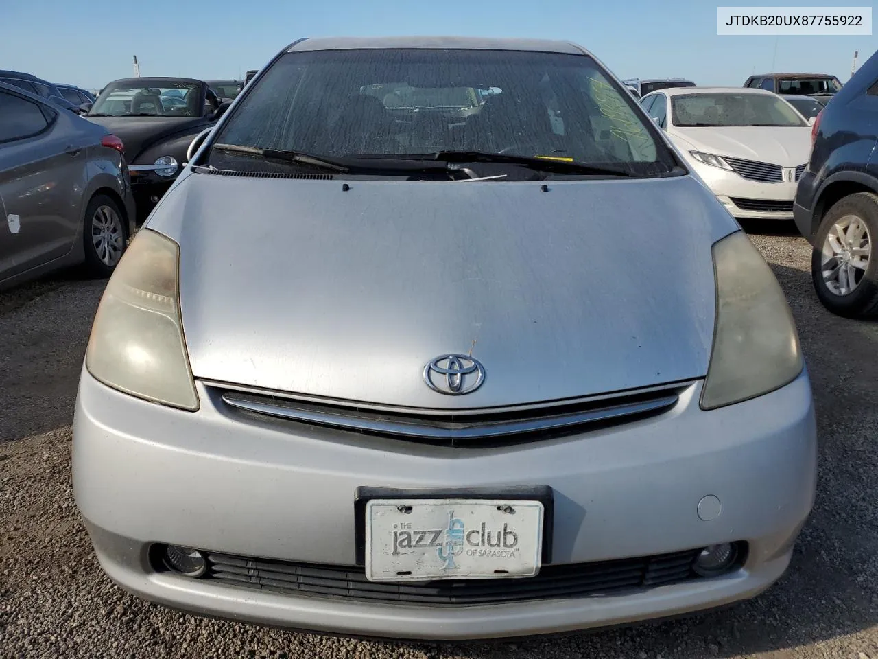 2008 Toyota Prius VIN: JTDKB20UX87755922 Lot: 76193954