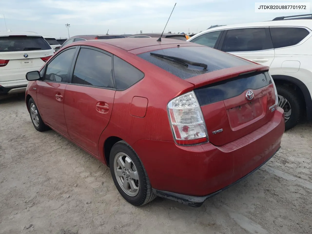 2008 Toyota Prius VIN: JTDKB20U887701972 Lot: 76261134