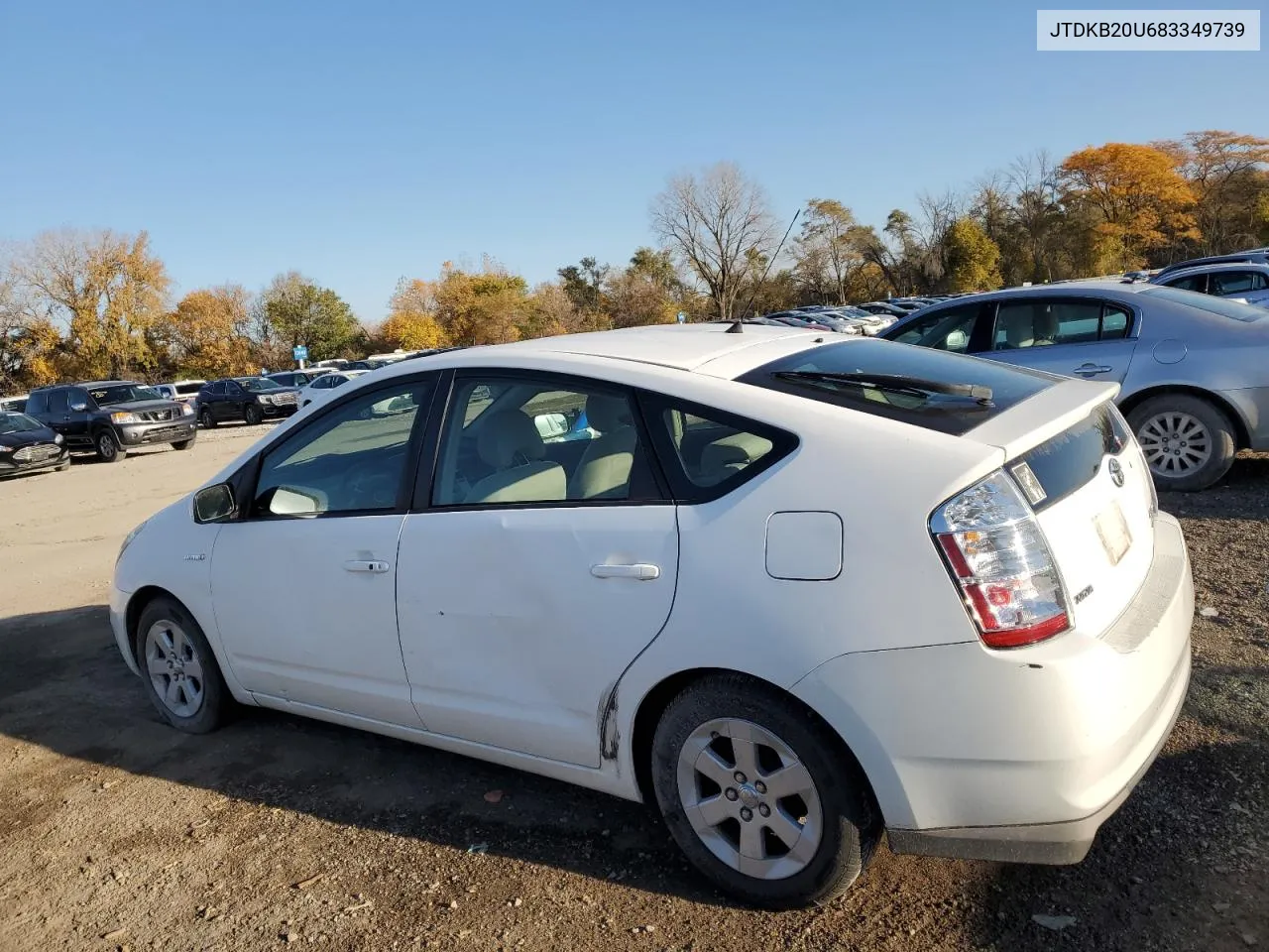 2008 Toyota Prius VIN: JTDKB20U683349739 Lot: 76356434