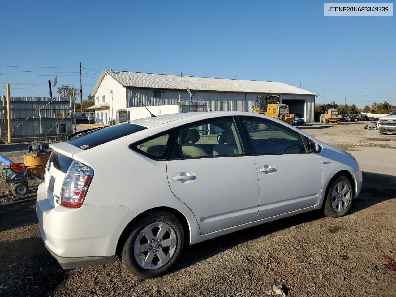 2008 Toyota Prius VIN: JTDKB20U683349739 Lot: 76356434