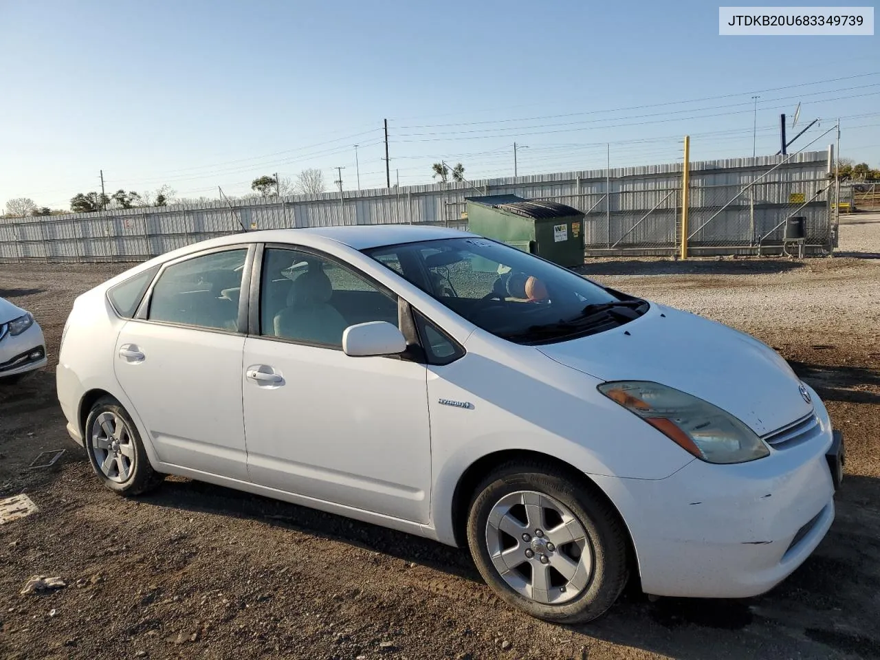 2008 Toyota Prius VIN: JTDKB20U683349739 Lot: 76356434