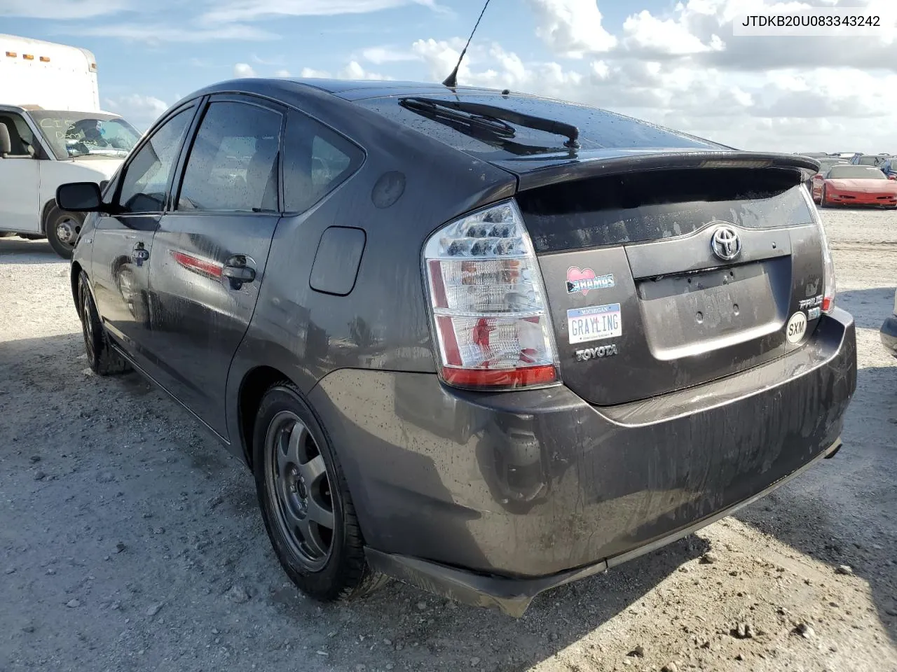 2008 Toyota Prius VIN: JTDKB20U083343242 Lot: 76398744