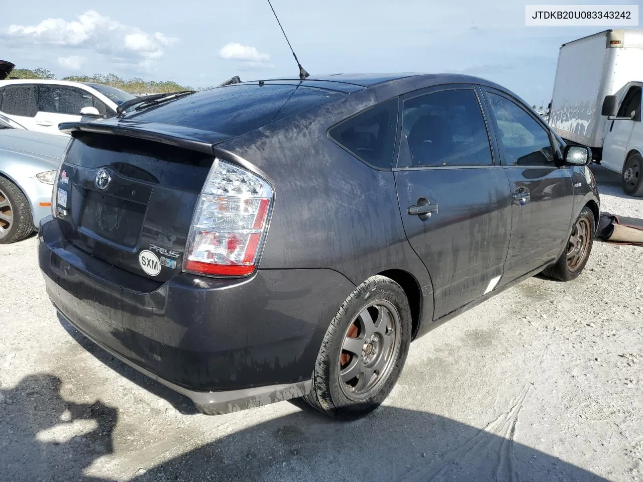 2008 Toyota Prius VIN: JTDKB20U083343242 Lot: 76398744