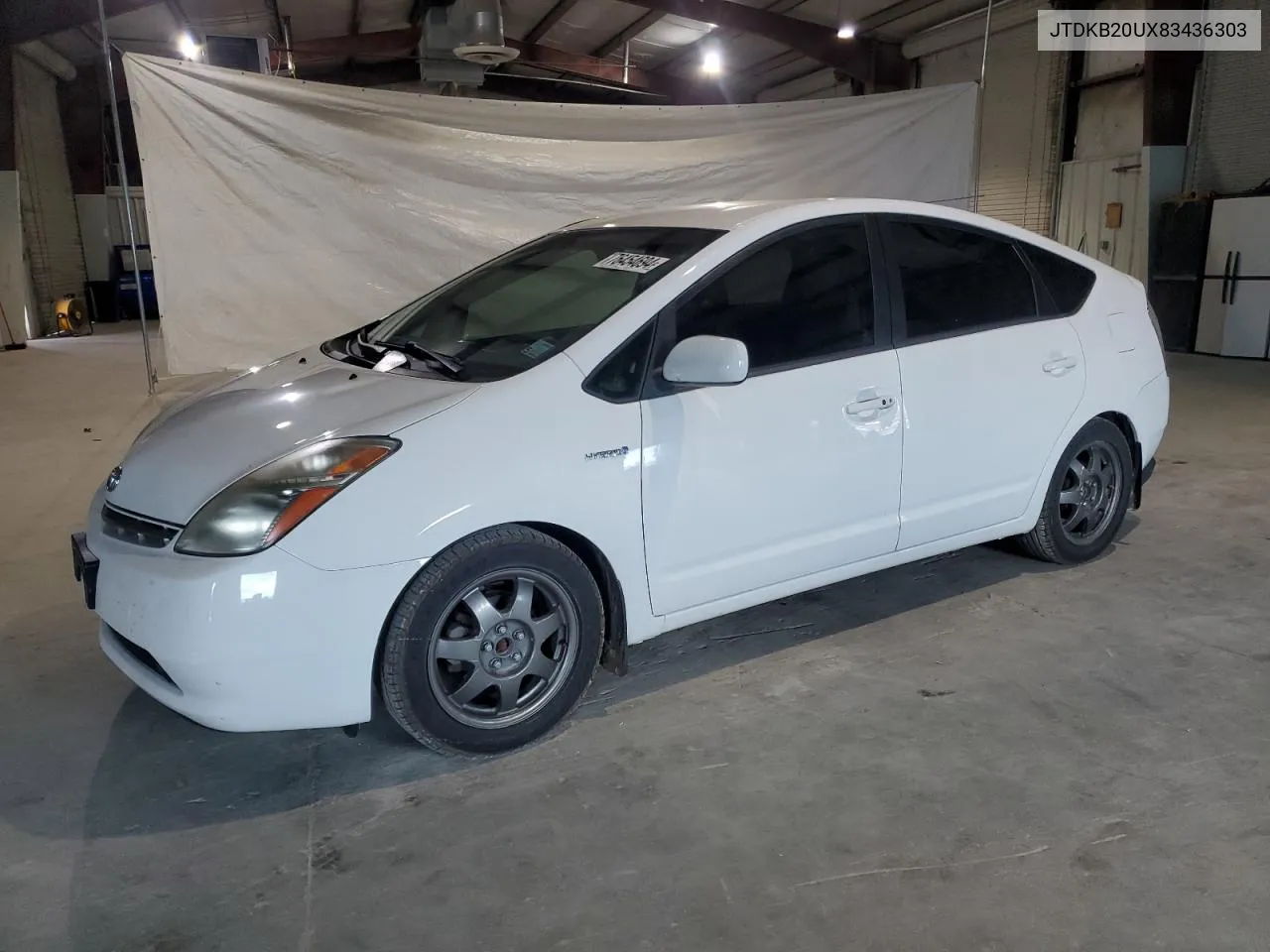 2008 Toyota Prius VIN: JTDKB20UX83436303 Lot: 76454694