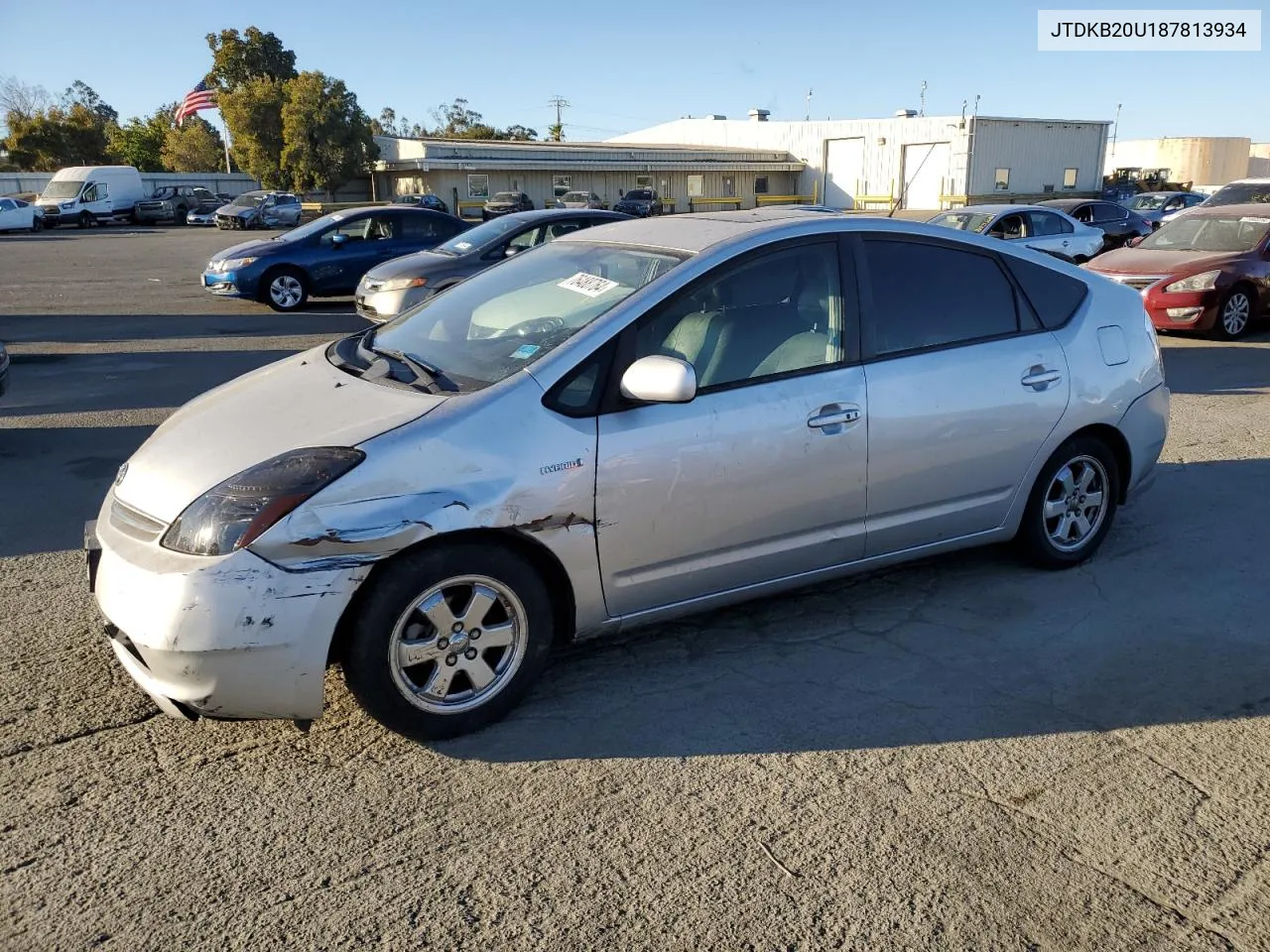 2008 Toyota Prius VIN: JTDKB20U187813934 Lot: 76488764