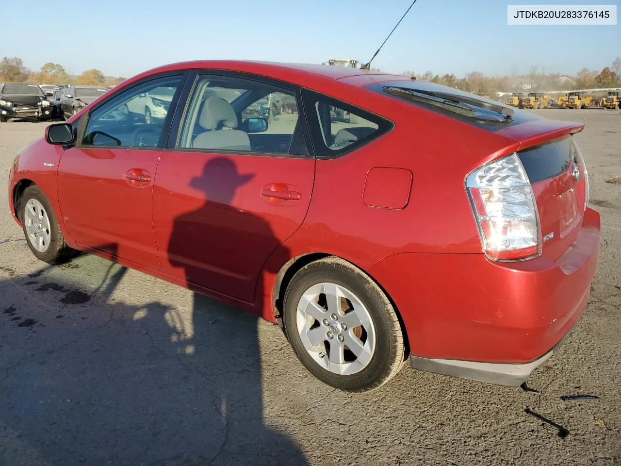 2008 Toyota Prius VIN: JTDKB20U283376145 Lot: 76519734