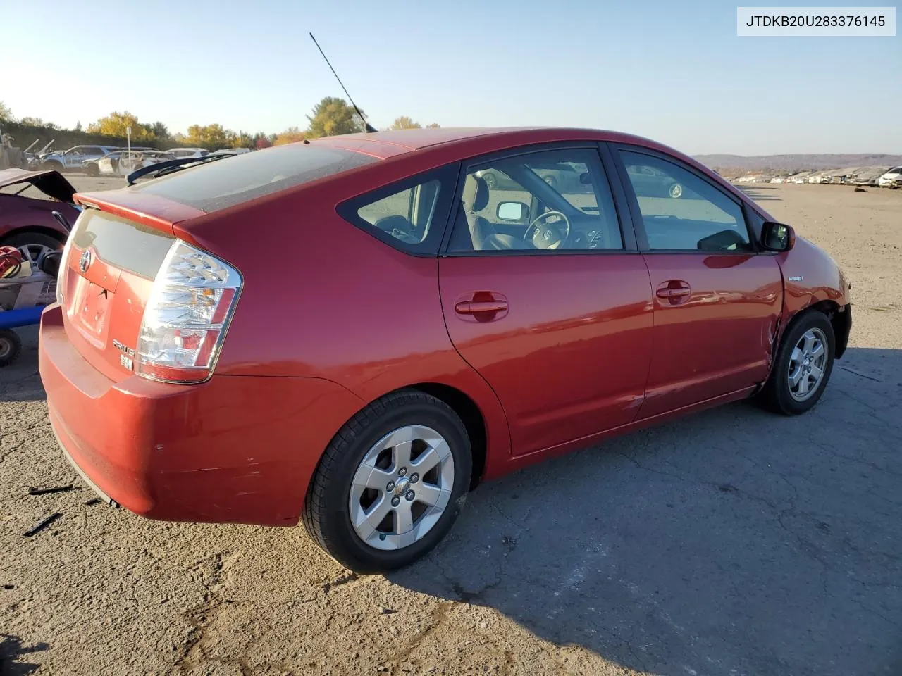 2008 Toyota Prius VIN: JTDKB20U283376145 Lot: 76519734