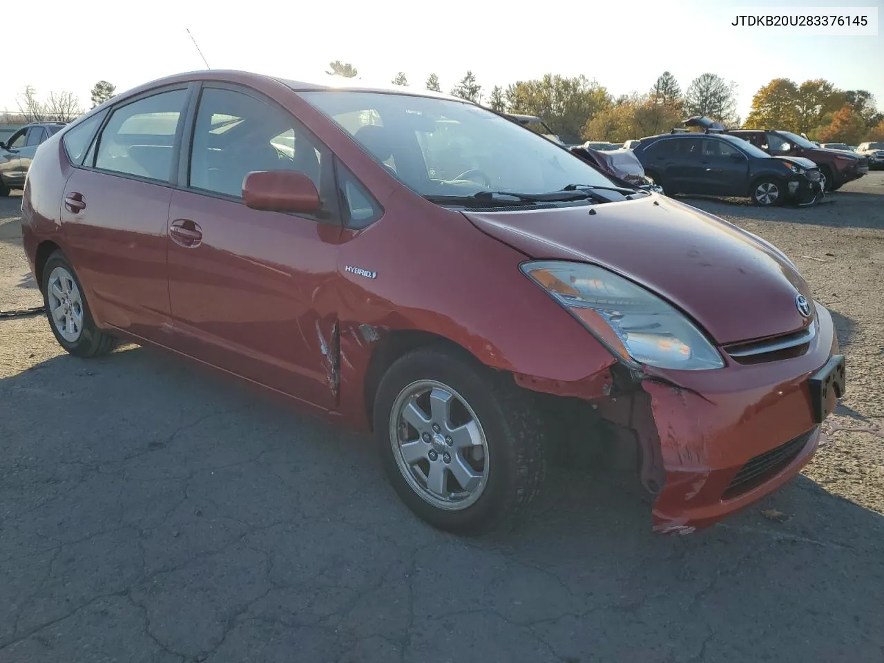 2008 Toyota Prius VIN: JTDKB20U283376145 Lot: 76519734