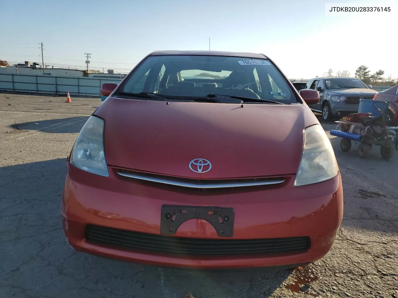 2008 Toyota Prius VIN: JTDKB20U283376145 Lot: 76519734