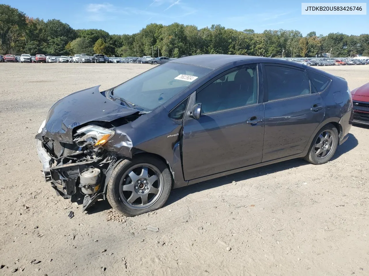 2008 Toyota Prius VIN: JTDKB20U583426746 Lot: 76823934