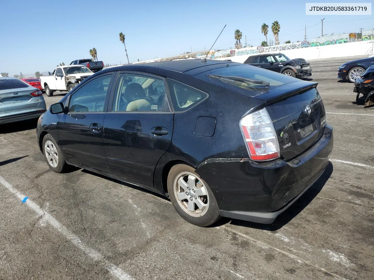 2008 Toyota Prius VIN: JTDKB20U583361719 Lot: 76915214