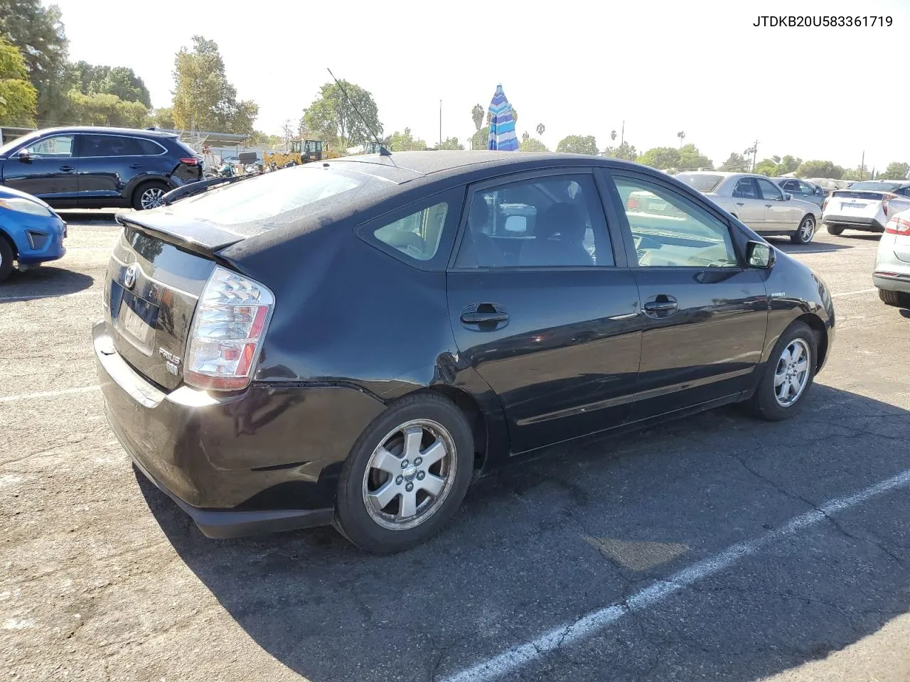 2008 Toyota Prius VIN: JTDKB20U583361719 Lot: 76915214