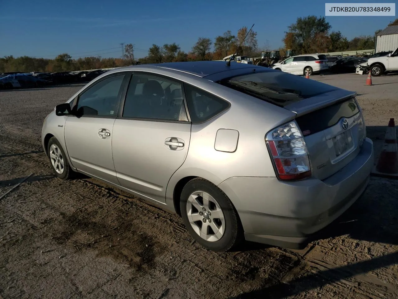 2008 Toyota Prius VIN: JTDKB20U783348499 Lot: 77106794