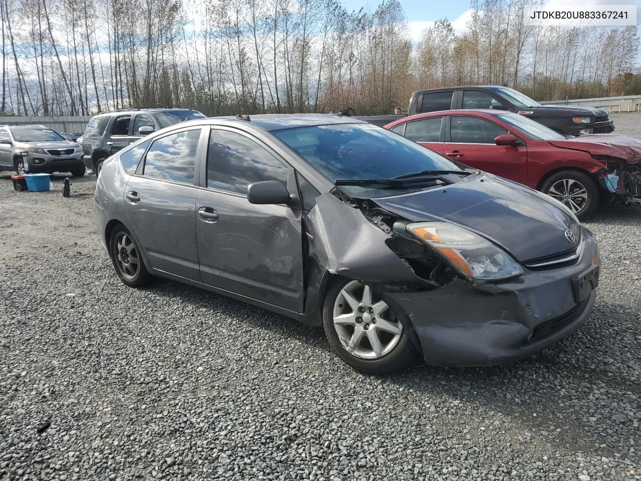 2008 Toyota Prius VIN: JTDKB20U883367241 Lot: 77139844