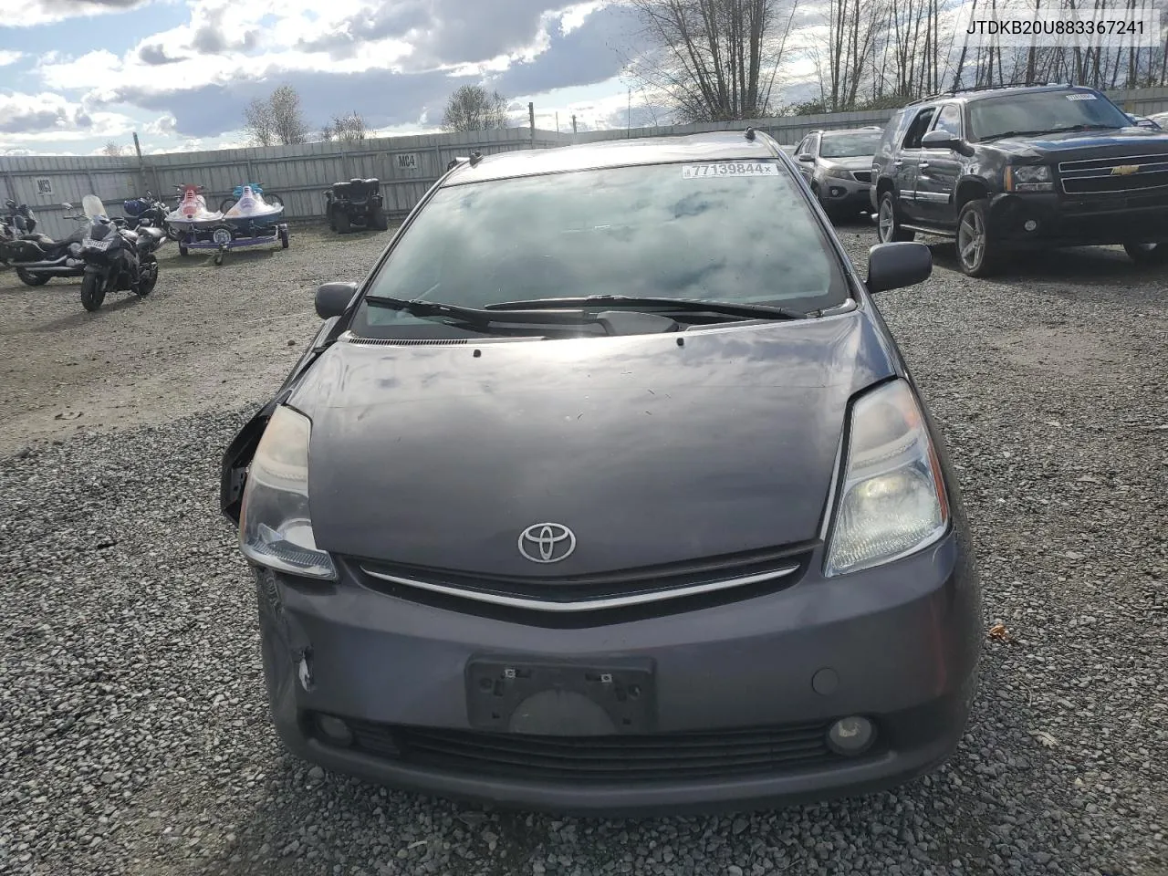 2008 Toyota Prius VIN: JTDKB20U883367241 Lot: 77139844