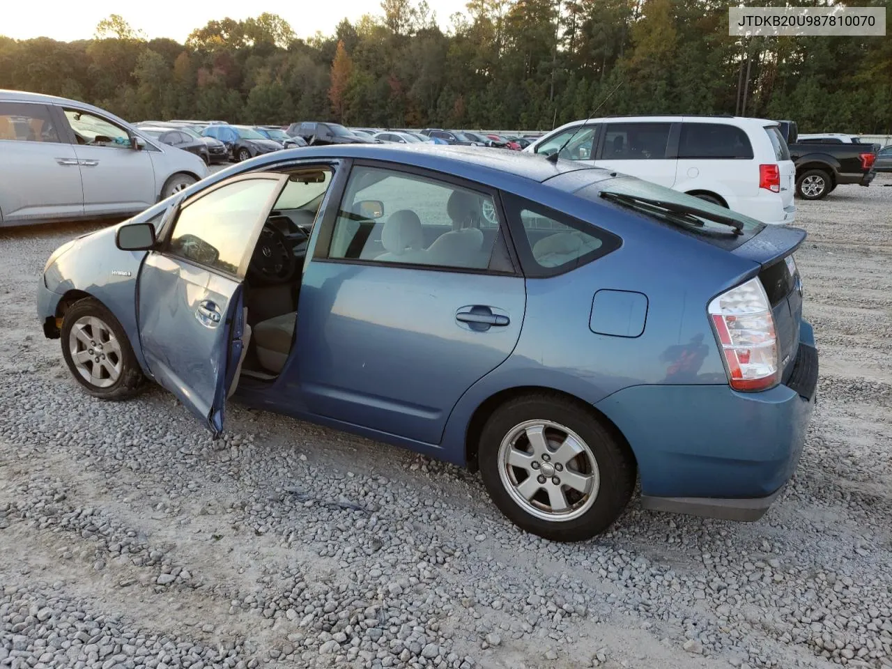 2008 Toyota Prius VIN: JTDKB20U987810070 Lot: 77217494