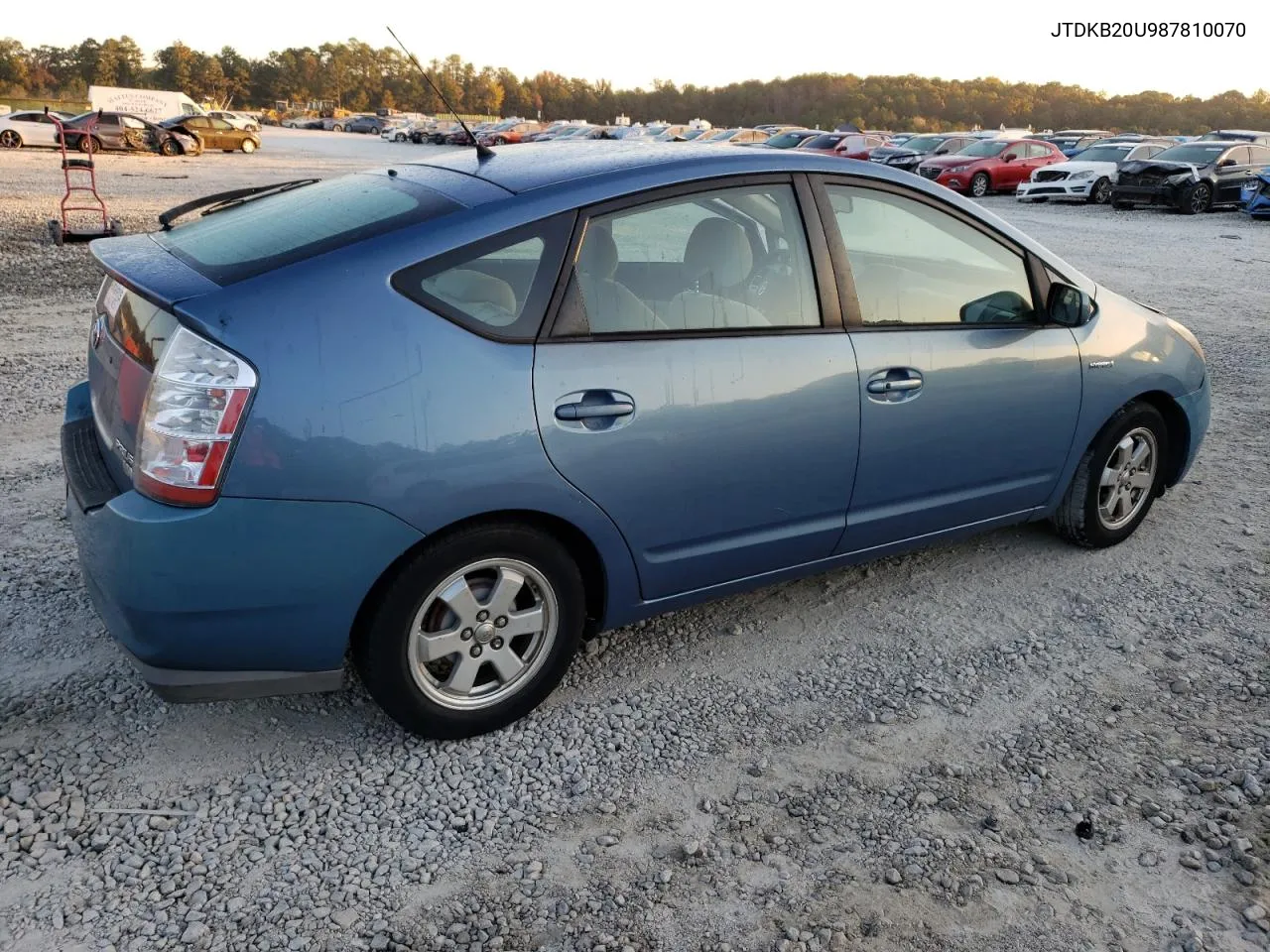 2008 Toyota Prius VIN: JTDKB20U987810070 Lot: 77217494