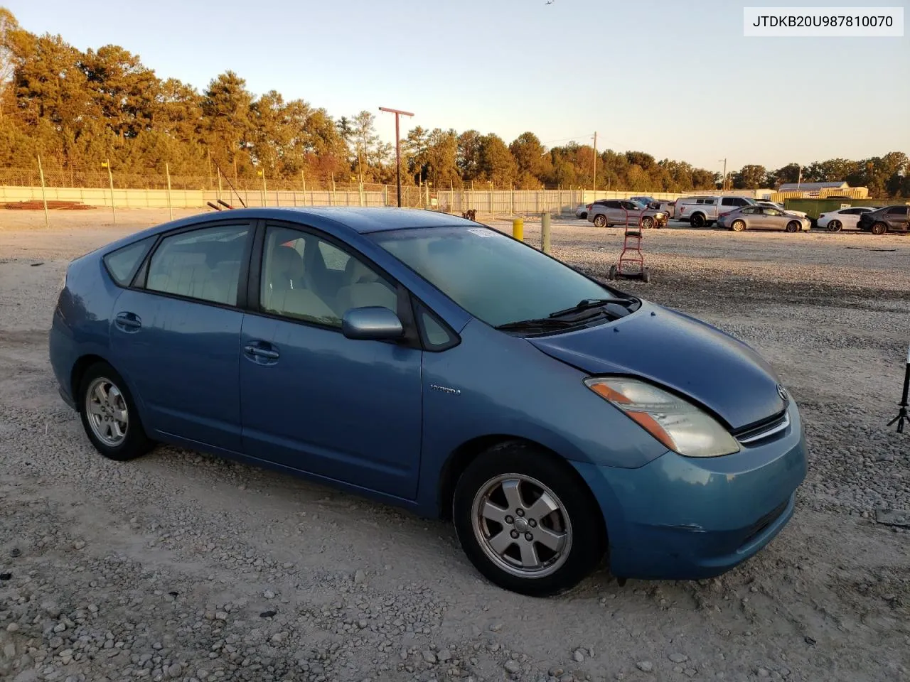 2008 Toyota Prius VIN: JTDKB20U987810070 Lot: 77217494