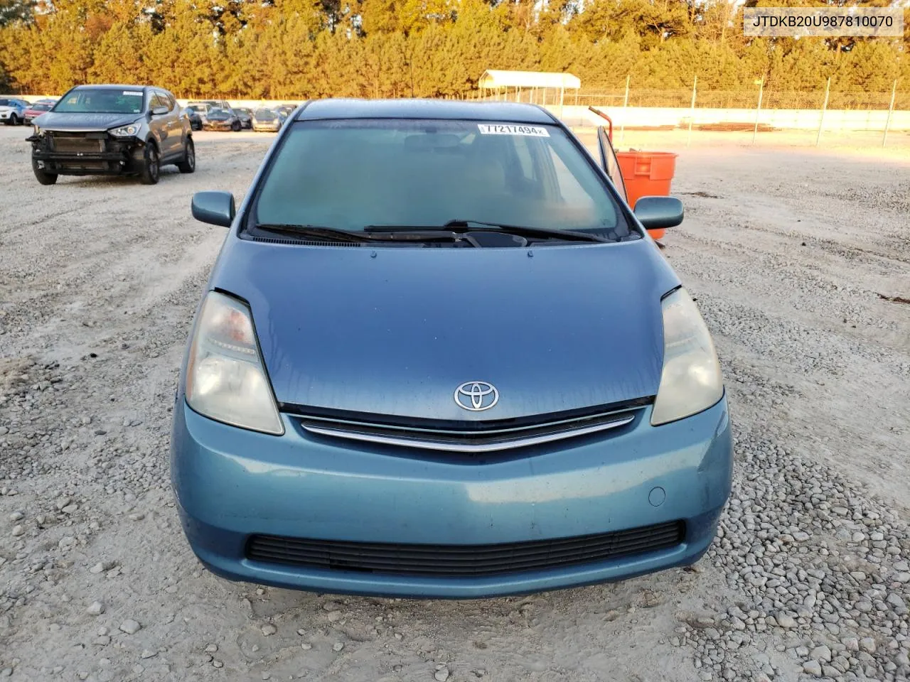 2008 Toyota Prius VIN: JTDKB20U987810070 Lot: 77217494