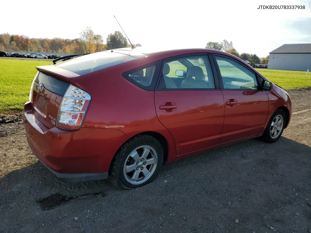 2008 Toyota Prius VIN: JTDKB20U783337938 Lot: 77351184