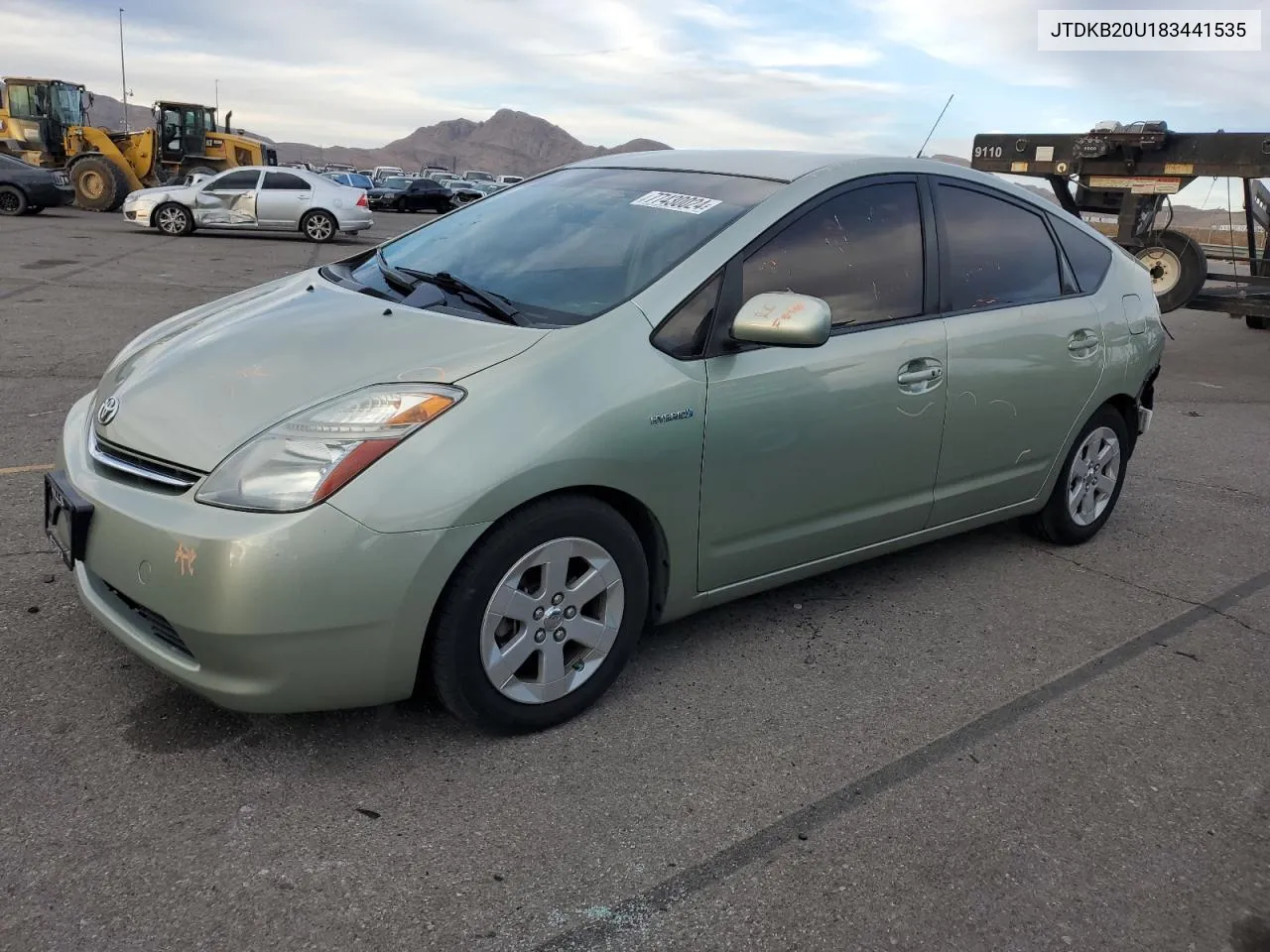 2008 Toyota Prius VIN: JTDKB20U183441535 Lot: 77430024