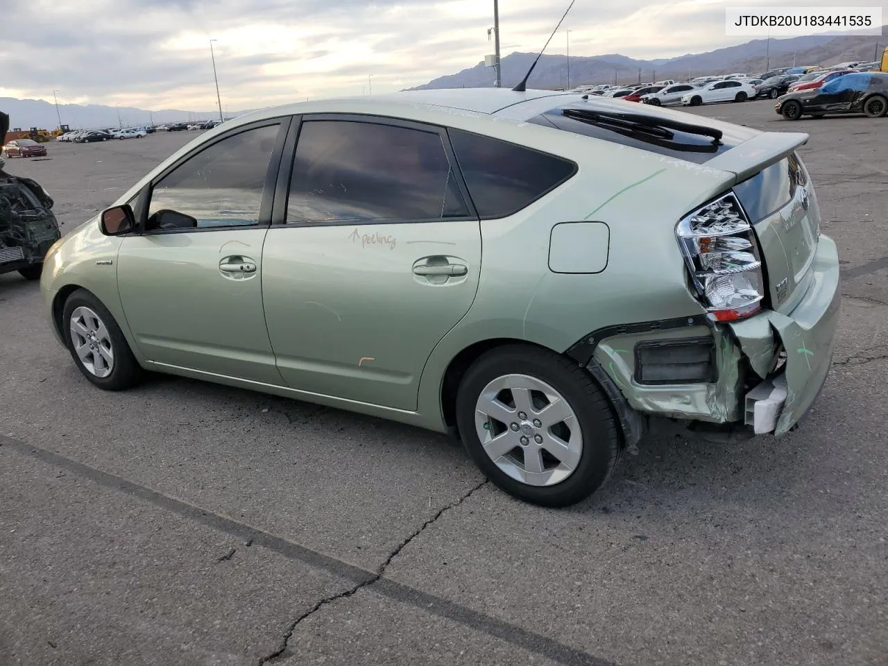 2008 Toyota Prius VIN: JTDKB20U183441535 Lot: 77430024