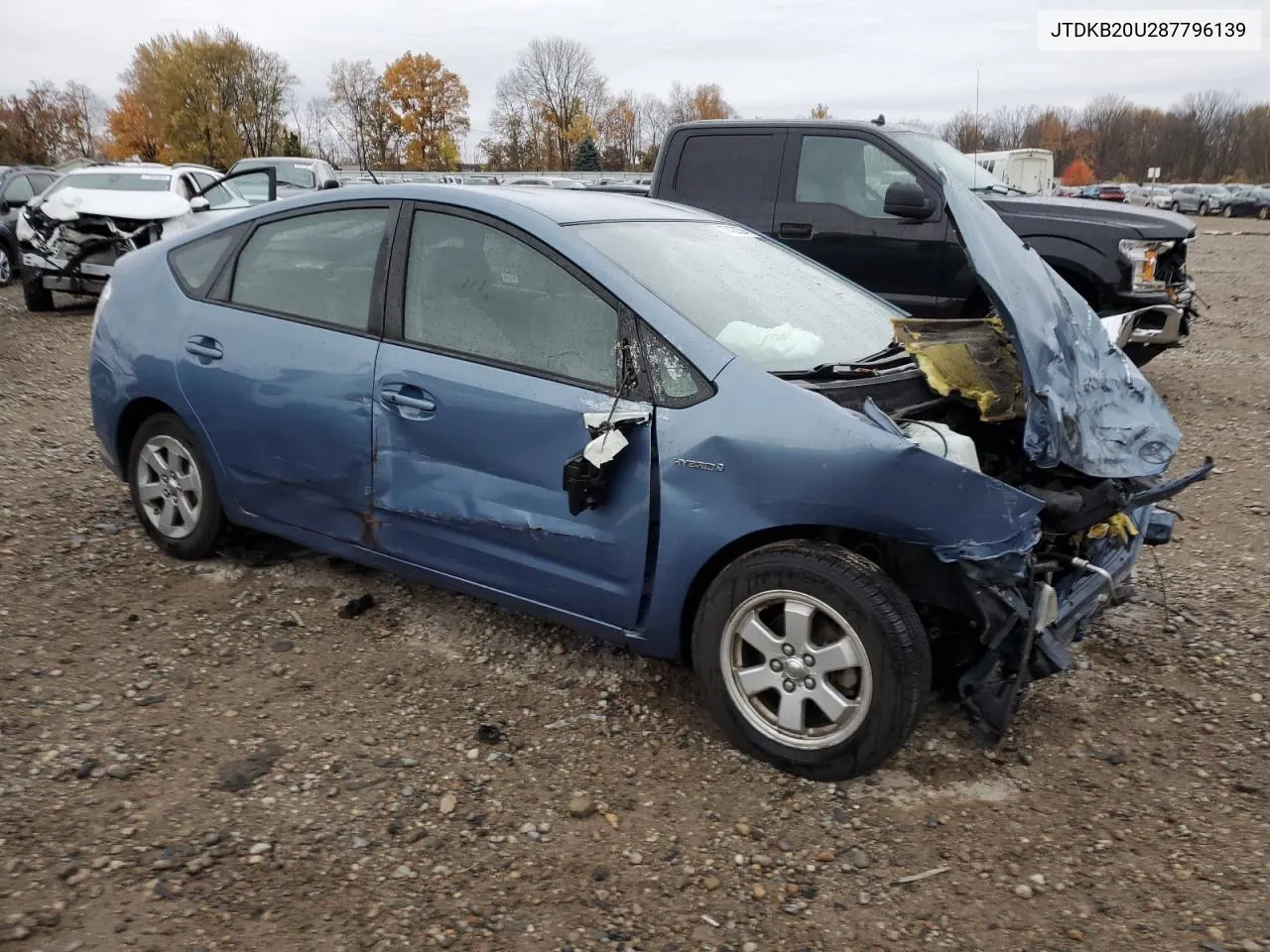 2008 Toyota Prius VIN: JTDKB20U287796139 Lot: 77432064