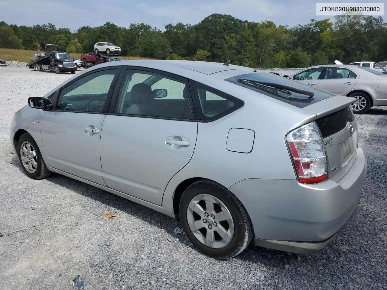 2008 Toyota Prius VIN: JTDKB20U983380080 Lot: 77437244