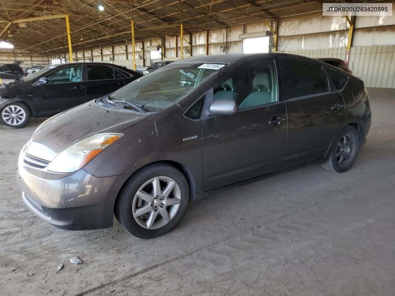 2008 Toyota Prius VIN: JTDKB20U283420595 Lot: 77471564