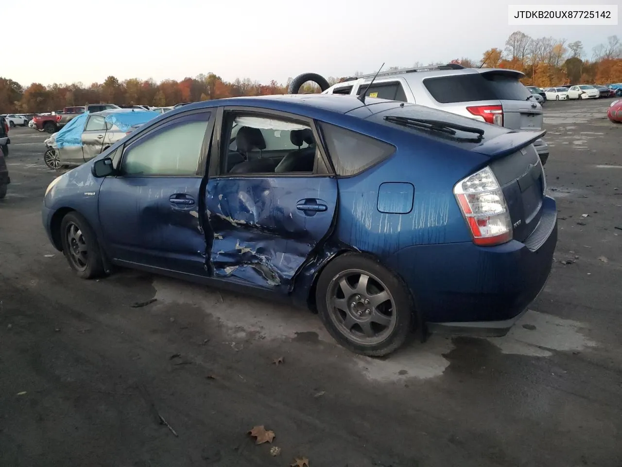 2008 Toyota Prius VIN: JTDKB20UX87725142 Lot: 77675674