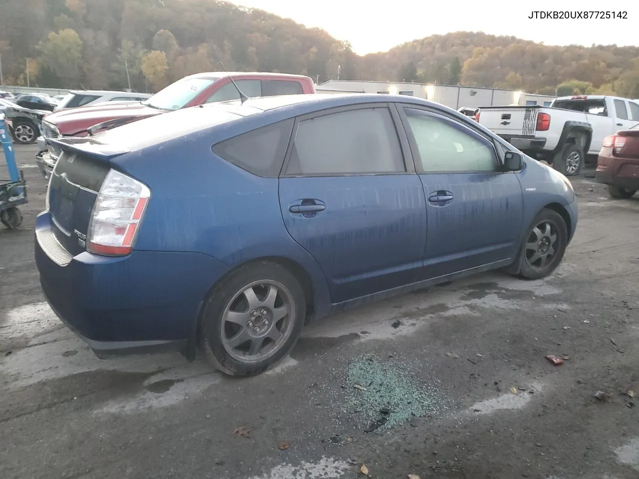 2008 Toyota Prius VIN: JTDKB20UX87725142 Lot: 77675674