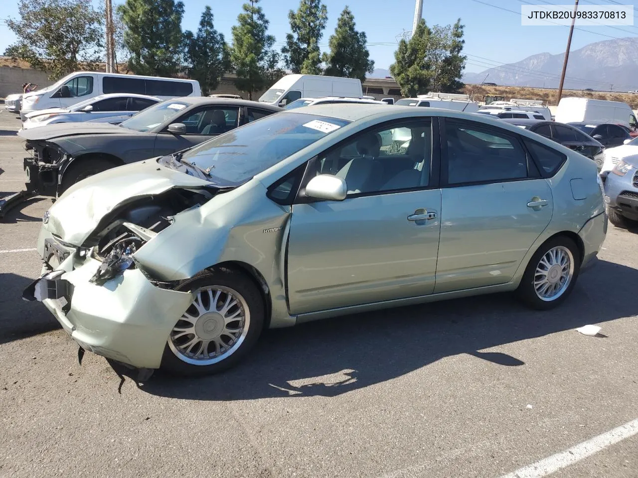 2008 Toyota Prius VIN: JTDKB20U983370813 Lot: 77709274