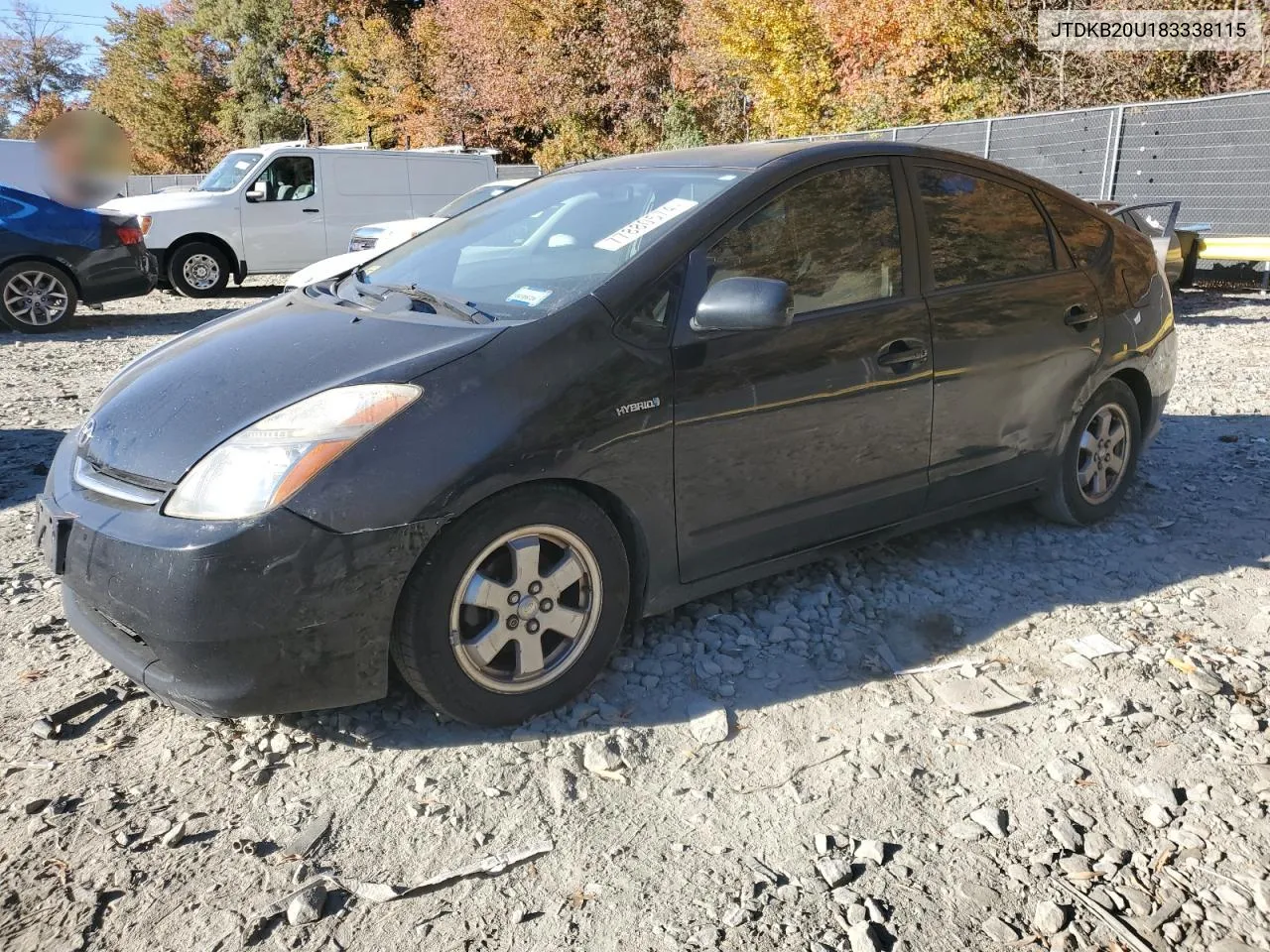 2008 Toyota Prius VIN: JTDKB20U183338115 Lot: 77880574