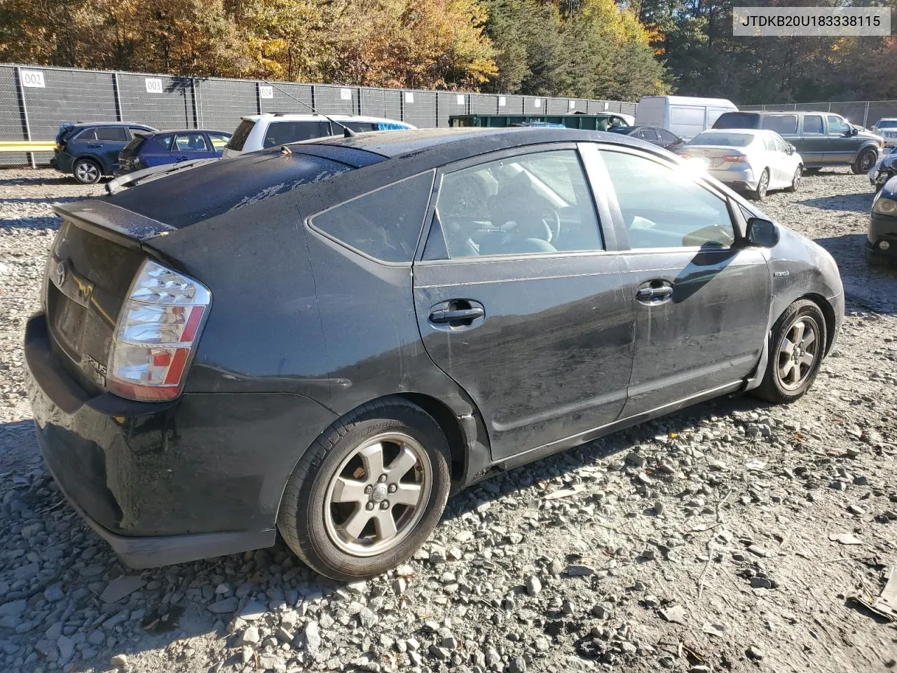 2008 Toyota Prius VIN: JTDKB20U183338115 Lot: 77880574