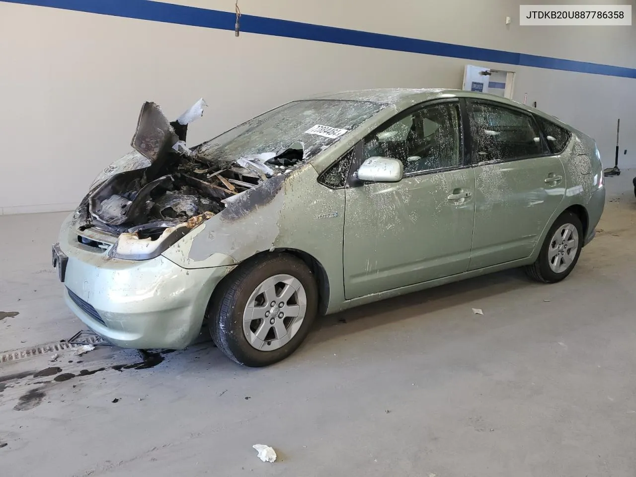 2008 Toyota Prius VIN: JTDKB20U887786358 Lot: 77884464