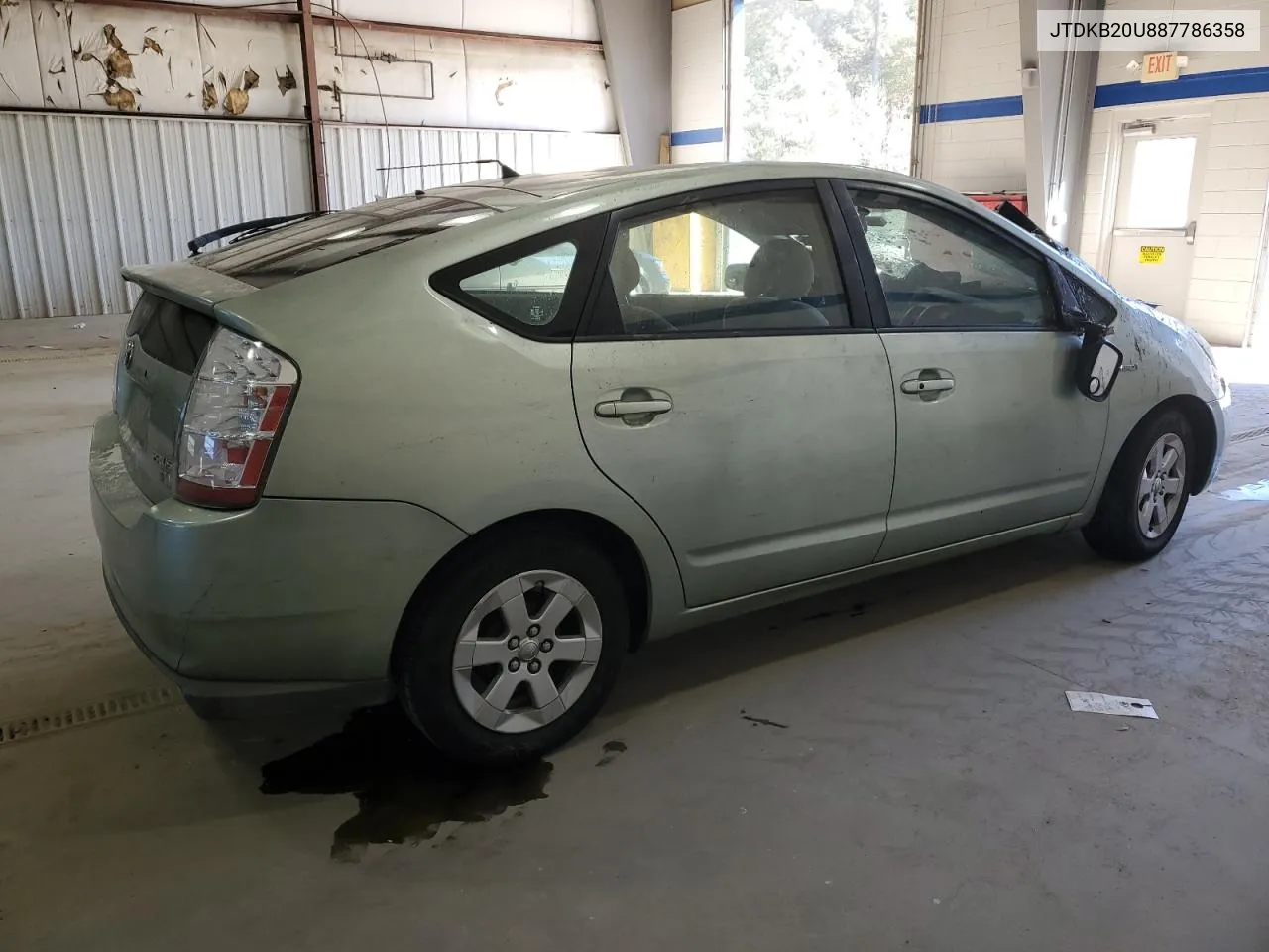 2008 Toyota Prius VIN: JTDKB20U887786358 Lot: 77884464