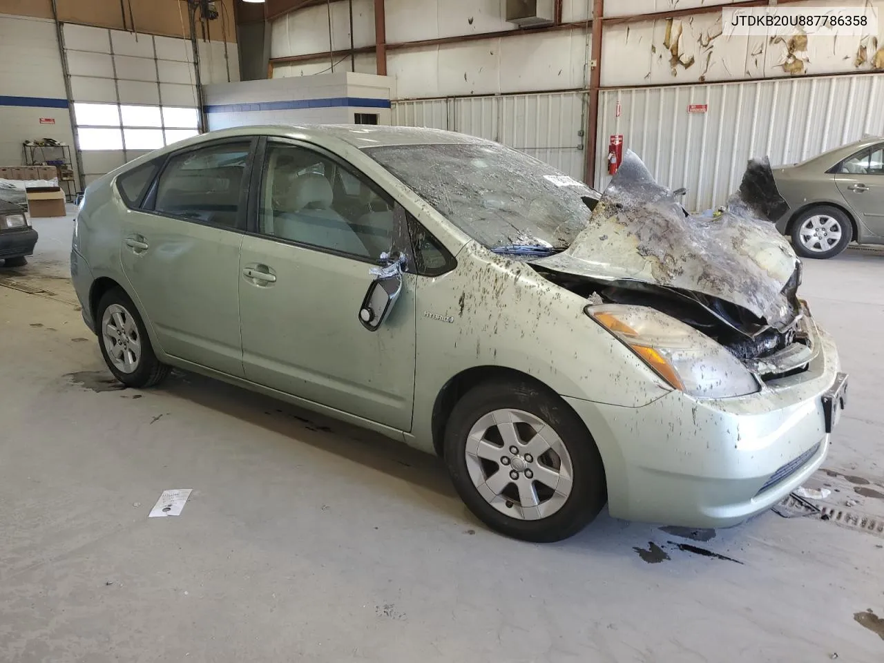 2008 Toyota Prius VIN: JTDKB20U887786358 Lot: 77884464