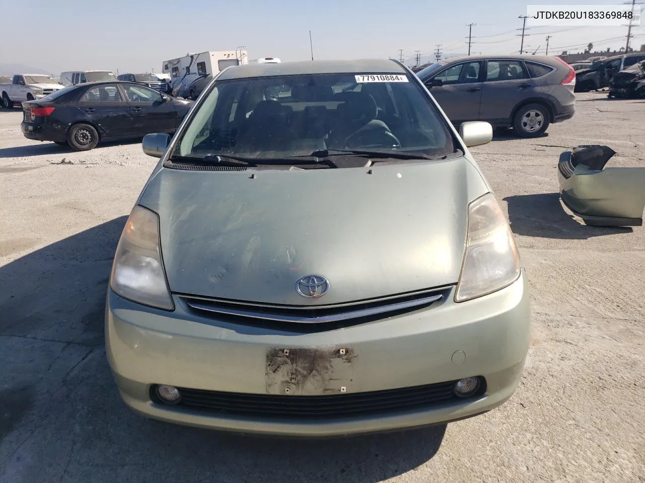 2008 Toyota Prius VIN: JTDKB20U183369848 Lot: 77910884